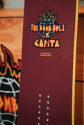CAPITA x BOMBHOLE Big Nice Burgundy Snowboard 2025