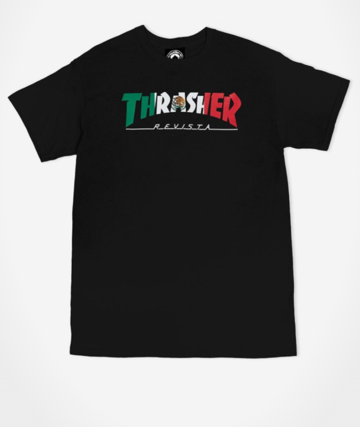 THRASHER Mexico (black) t-shirt