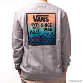 VANS Checked In Crew (concrete heather) fleece
