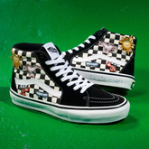 Buty VANS x SKATEISTAN Skate Sk8 Hi (checkerboard)