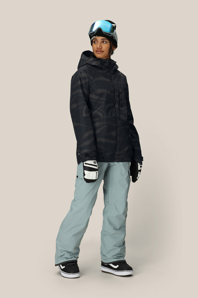 686 Athena Insulated (black vapors) snowboard jacket
