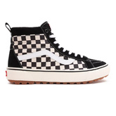 VANS Sk8-Hi MTE-1 (black/white/checkerboard) shoes