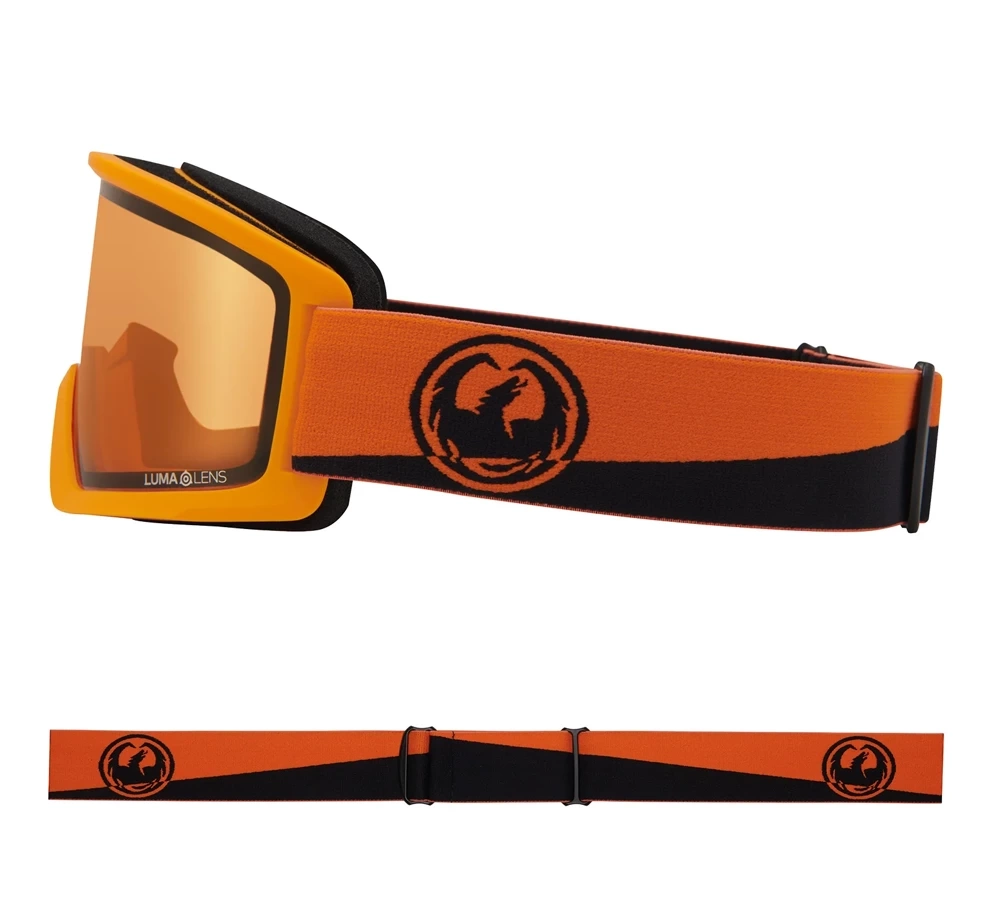 DRAGON DX3 OTG Zest Lumalens Amber snow goggles