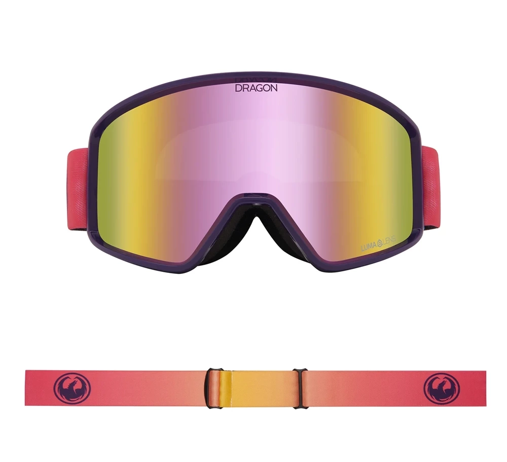 DRAGON DXT OTG Fade Pink Lite Lumalens Pink Ionized snow goggles