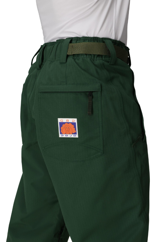 686 Dojo snowboard pant (moss green ripstop)