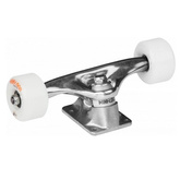 Zestaw MINI LOGO Trucki 7,63" (raw) + Łożyska MINI LOGO + Kółka MINI LOGO A-Cut 90A 53mm (white)