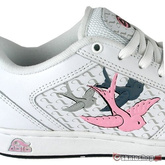 Buty ADIO Hamilton WMN (white/pink birds) biało różowe