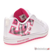 Buty DC Court Graffik SN KIDS (white/crazy pink print) biało-rózowe