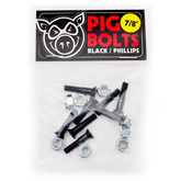 Montażówki PIG WHEELS Black Bolts Phillips Head