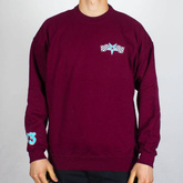 Bluza THRASHER Crew Racing (maroon)