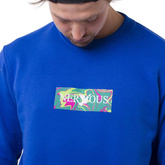 Bluza NERVOUS Acid Box crew (blue)