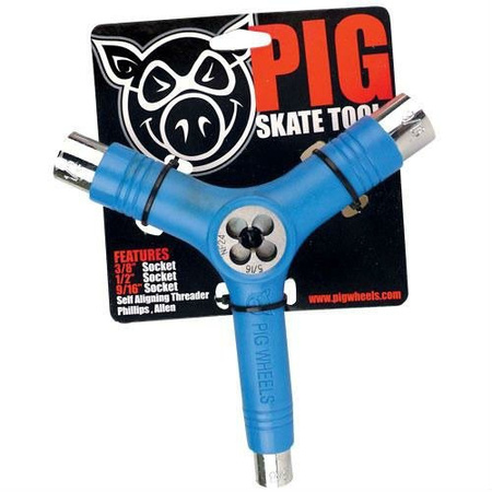 PIG WHEELS Blue skate tool