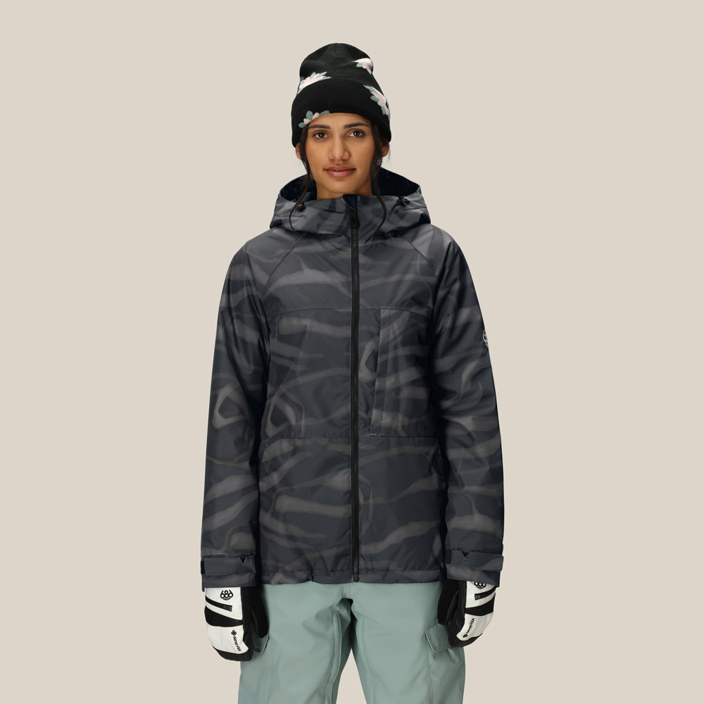 686 Athena Insulated (black vapors) snowboard jacket