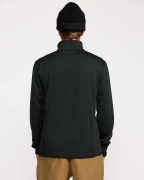 VOLCOM Gridlock Mockneck (black) fleece pullover