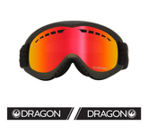 Gogle DRAGON DXS '21 black red ionized