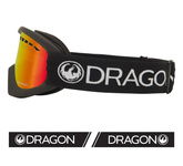 Gogle DRAGON DXS '21 black red ionized