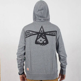 INDEPENDENT Zip Barbee Cross Sn Pepper hoodie