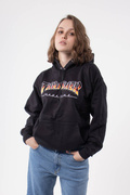GODZILLA FLAME HOOD BLACK THRASHER SWEATSHIRT