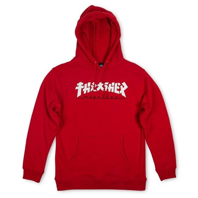Bluza THRASHER Godzilla (red)