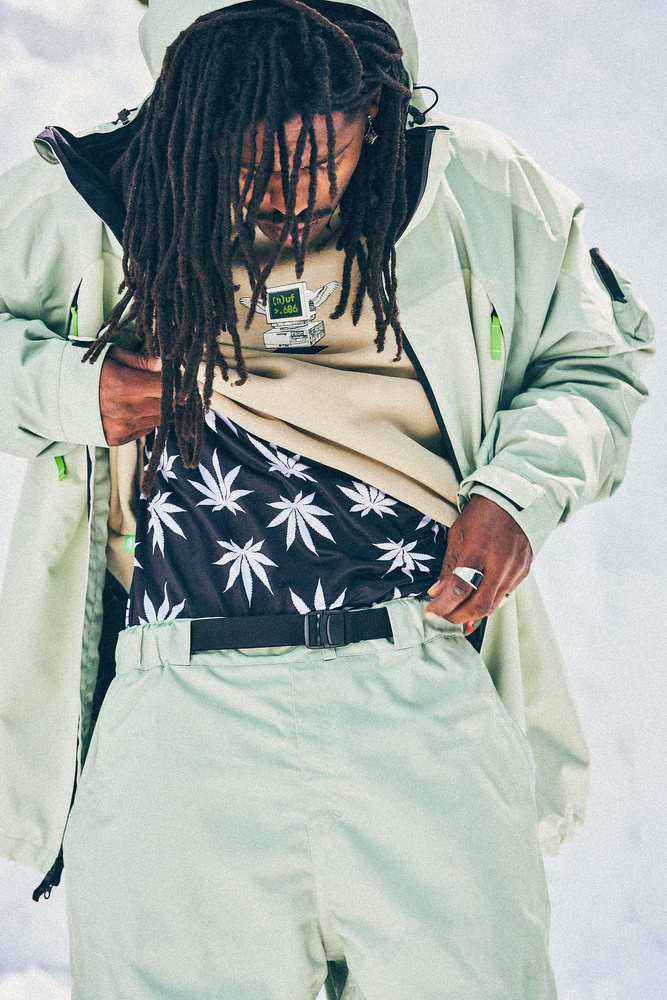 Longsleeve aktywny 686 X HUF Plantlife Base Layer LS Top