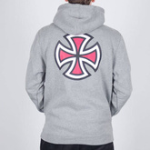 INDEPENDENT Hood Bar Cross (grey) hoodie
