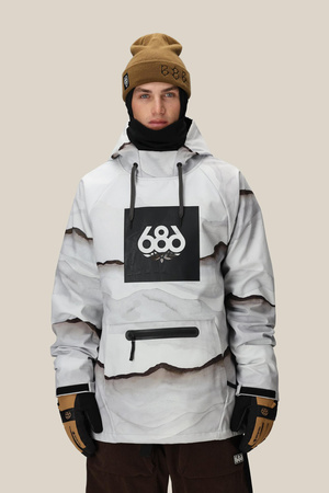 Bluza aktywna 686 Waterproof Hoody (smoke mountain print)