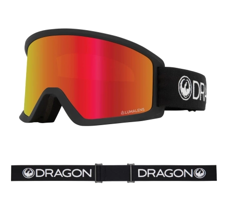 Gogle DRAGON DX3 OTG Black Red Ion