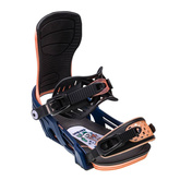 BENT METAL Stylist orange/blue snowboard bindings