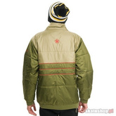 SESSIONS Baretta moss/split pea winter jacket