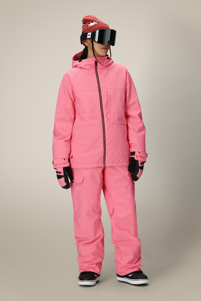 686 Athena Insulated (geranium pink) snowboard jacket
