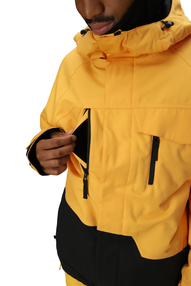 686 Geo Insulated Jacket (yellow gold colorblock) 2026