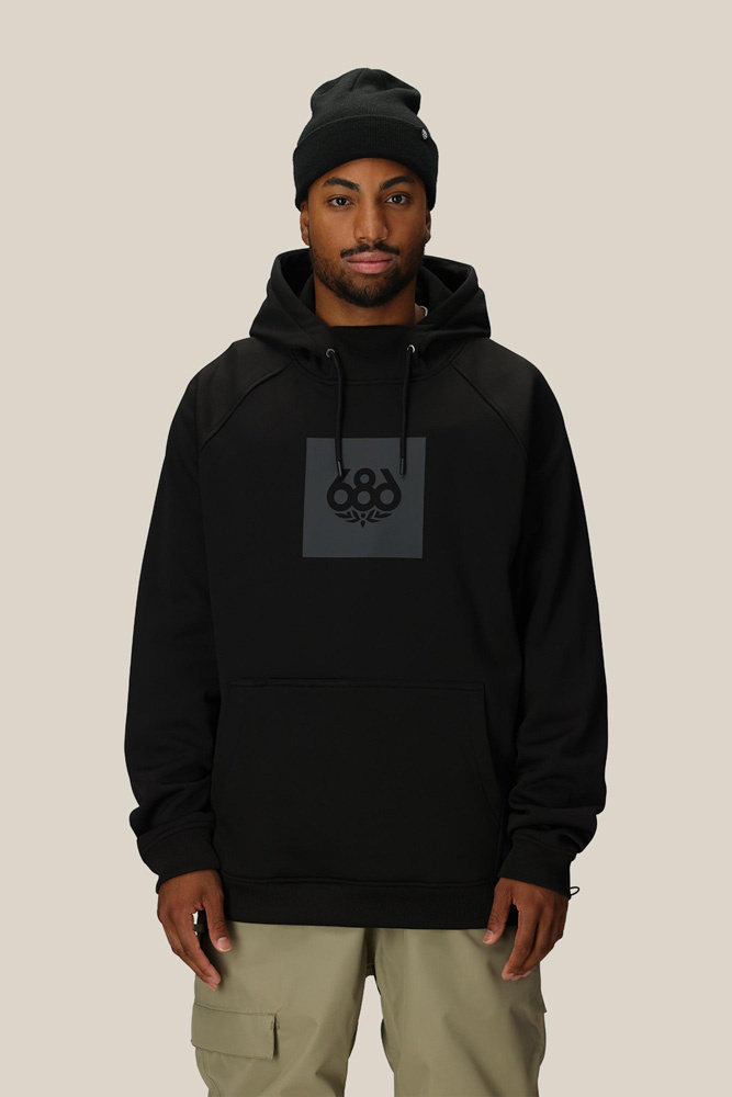 686 Bonded Fleece Pullover (black) snow hoody