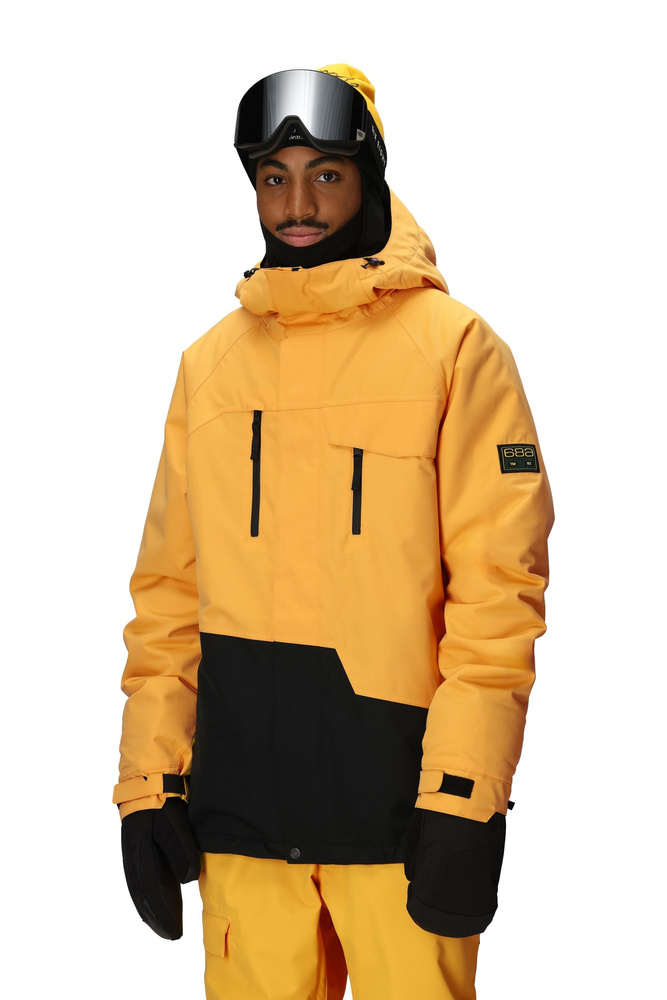 686 Geo Insulated Jacket (yellow gold colorblock) 2026