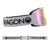 DRAGON DXT OTG White Pink Ionized snow goggles
