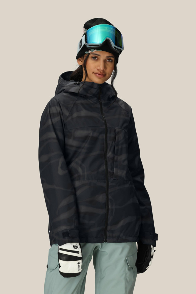 686 Athena Insulated (black vapors) snowboard jacket