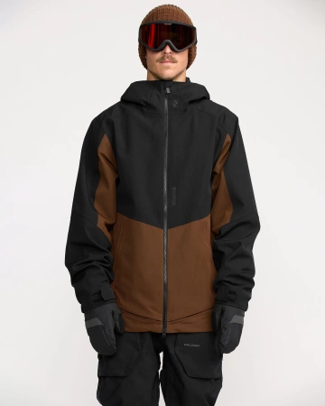 Kurtka snowboardowa VOLCOM Brighton Full Zip (brown) 2026