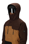 Kurtka snowboardowa 686 Geo Insulated (coffee colorblock)