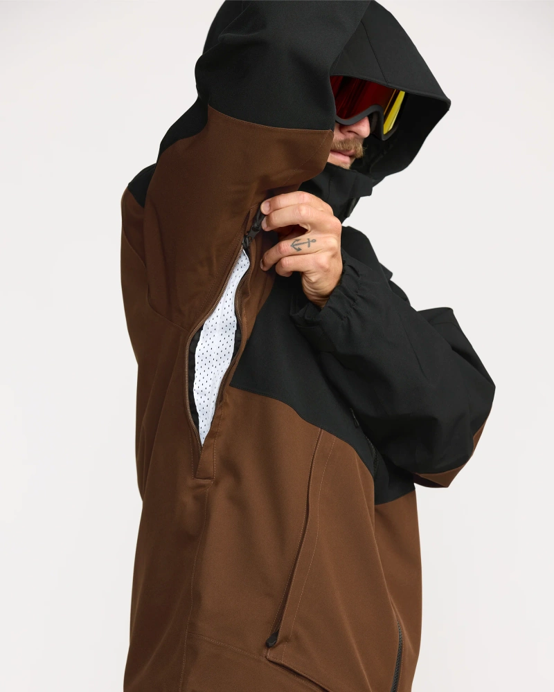 Volcom Snowboard jacket Brighton Full Zip (brown) 2026