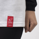 Longsleeve NERVOUS x SNOW PROGRES (white/black)