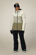 686 Athena Insulated (limestone colorblock) snowboard jacket