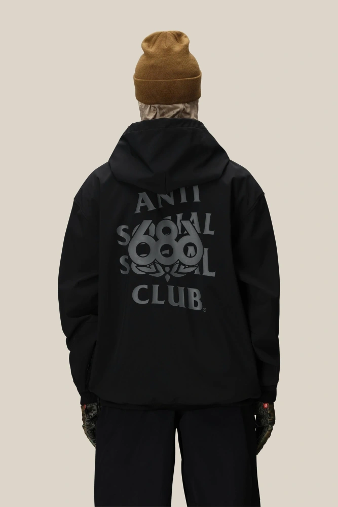 686 X Anti Social Social Club ASSC F1 Waterproof Team Hoody