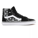 VANS Sk8 Hi (bandana black/true white) shoes