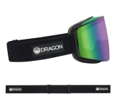 DRAGON PXV Icon Green Ion + Amber snow goggles