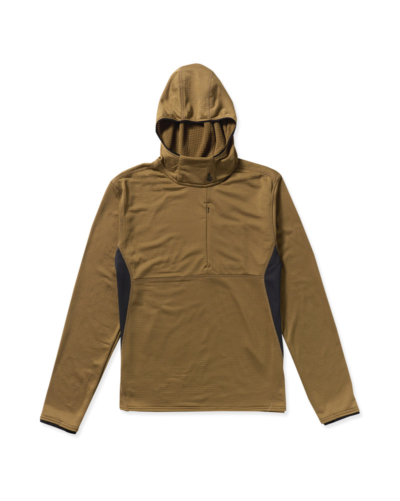 VOLCOM Gridlock HD (bronze) fleece pullover