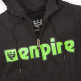 EMPIRE Warrior (black/green) zip hoodie