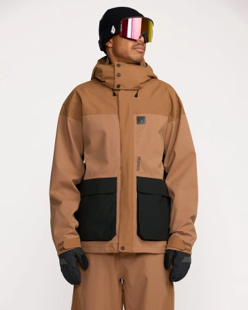 Kurtka snowboardowa VOLCOM Kleveland (terra brown)