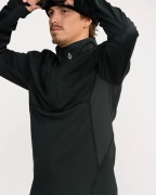 VOLCOM Gridlock Mockneck (black) fleece pullover