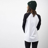 Longsleeve NERVOUS x SNOW PROGRES (white/black)