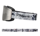 DRAGON R1 OTG Bushido Silver Ionized + Light Rose gogles