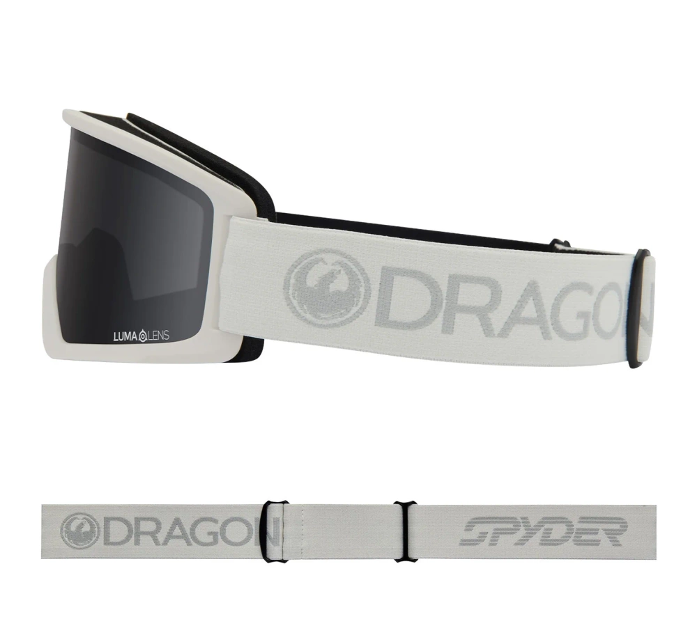 Gogle DRAGON DX3 OTG White Spyder Collab Dark Smoke